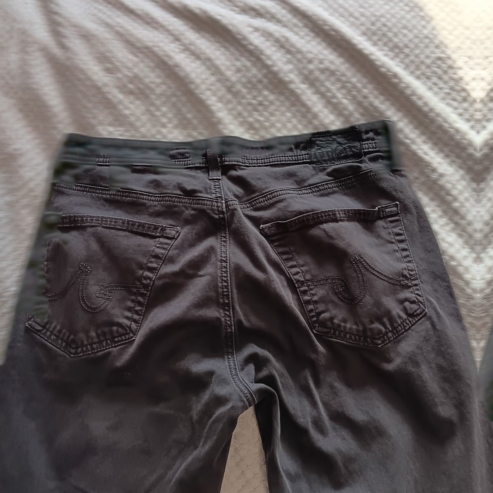 AG Adriano Goldschmied Protege Pants Gray Straight Leg Men 36x34( Fits 36x 30)‎ - Picture 15 of 16